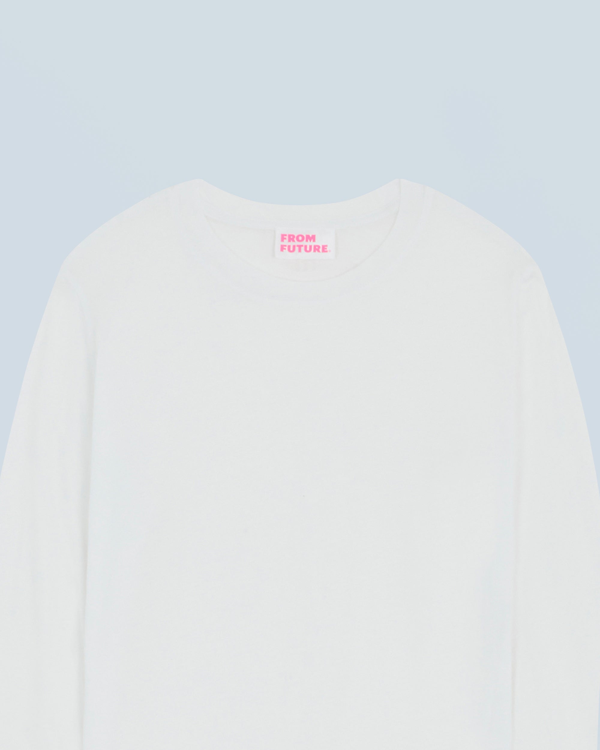 BLANC / NEW / QTY : 0 / T-shirt Col Rond Manches Longues - Blanc