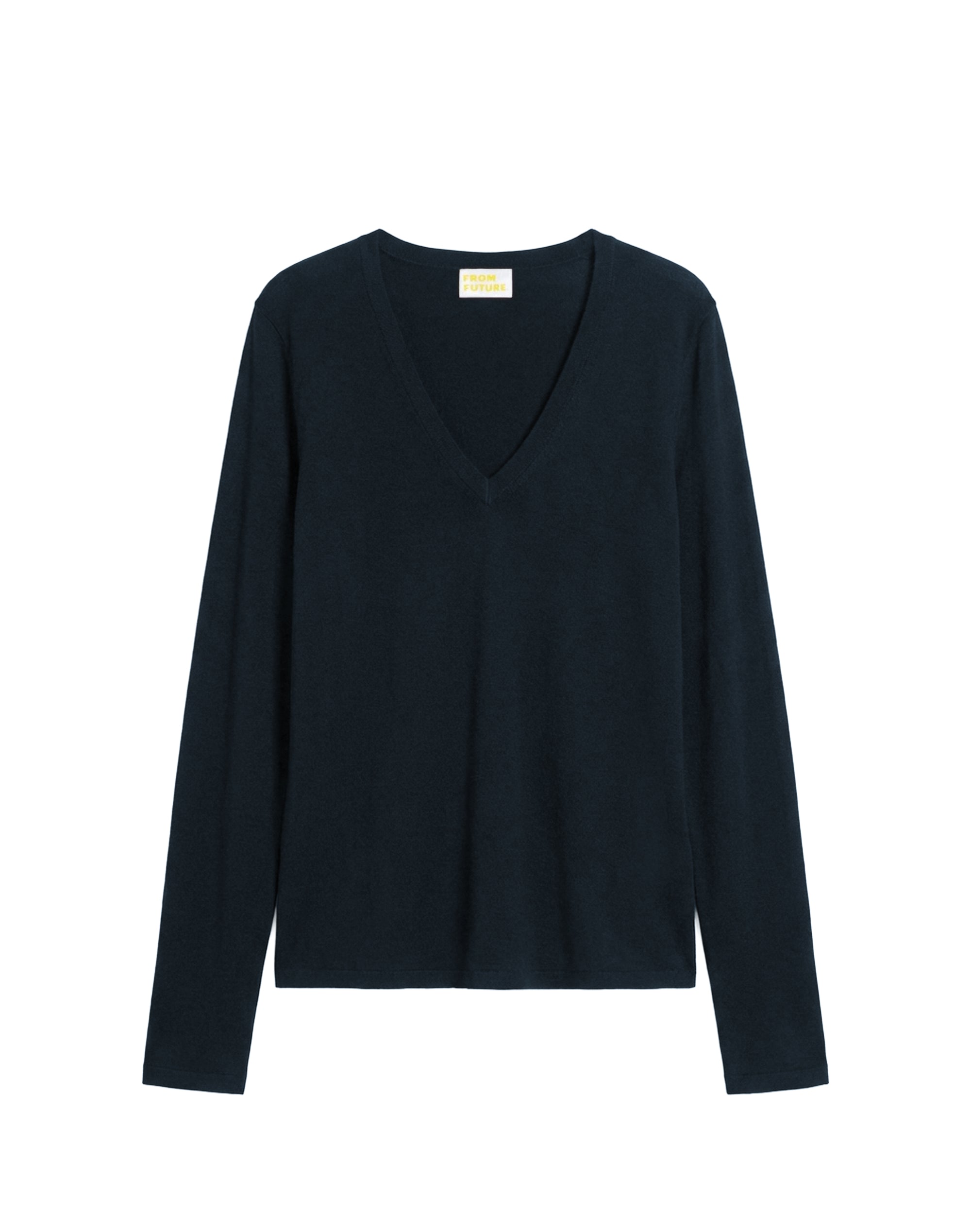 V-neck T-shirt - Black