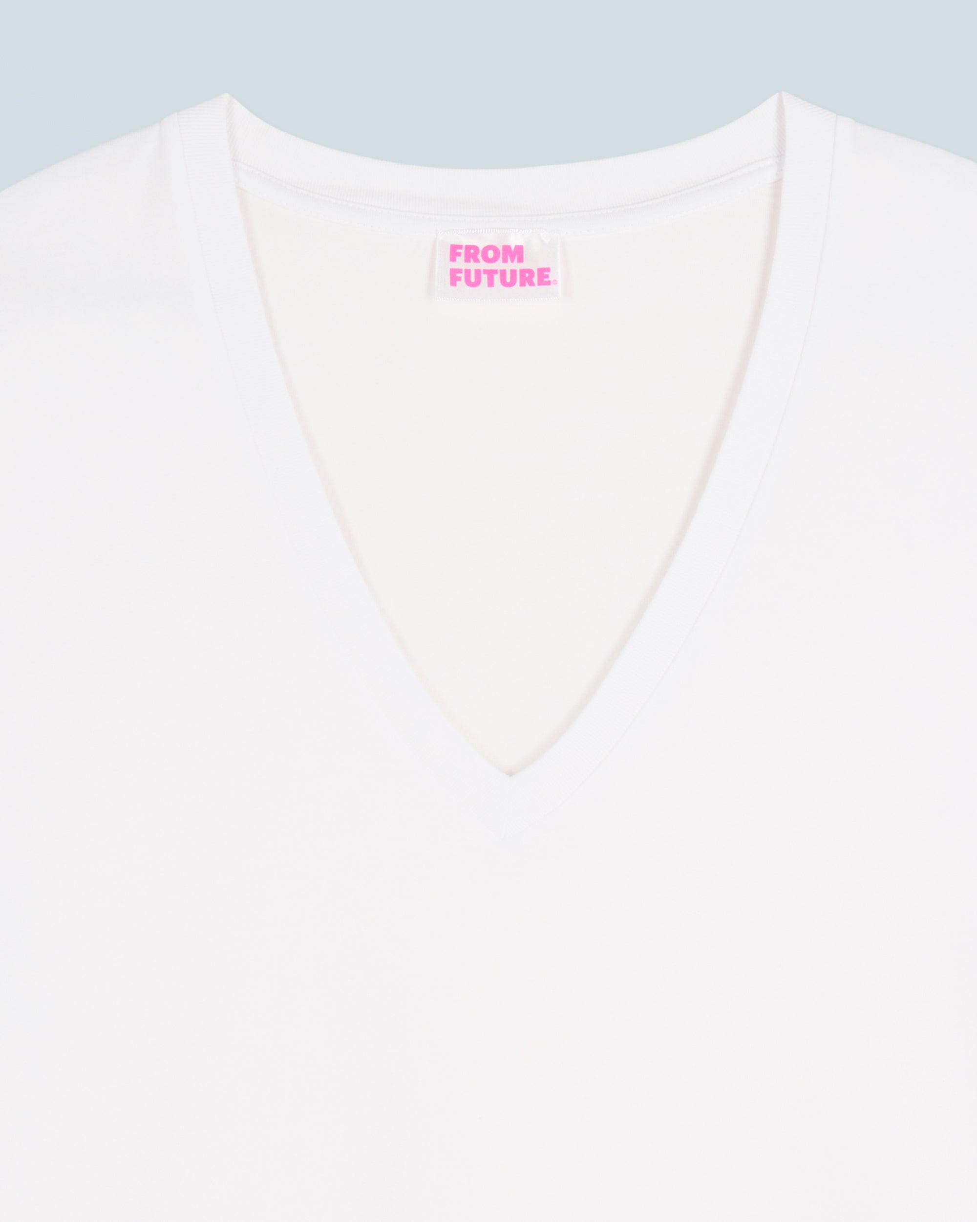 V-neck T-shirt - White