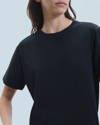 T-shirt à col rond - Noir