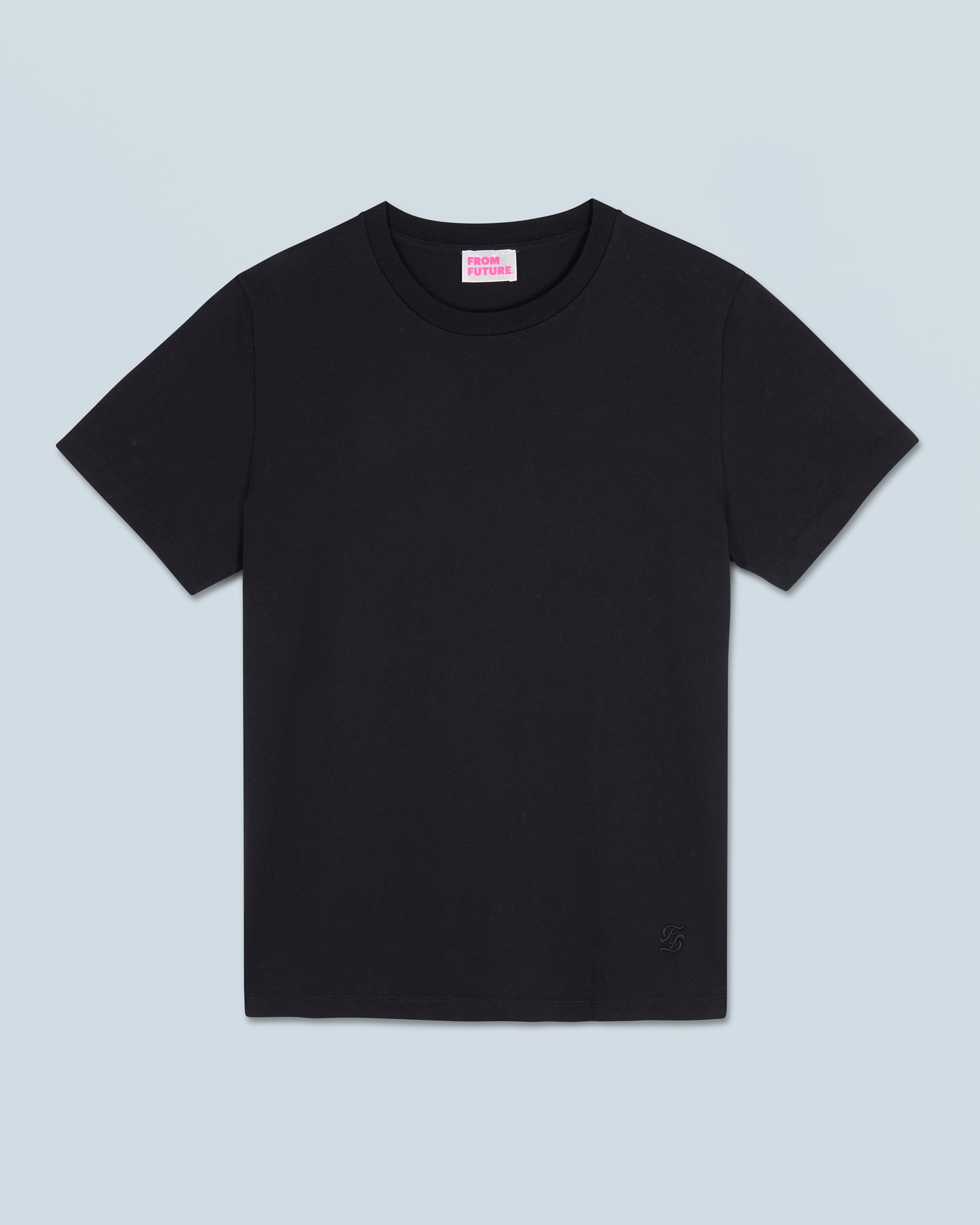 NOIR / NEW / QTY : 20 / T-shirt Col Rond Manches Courtes - Noir