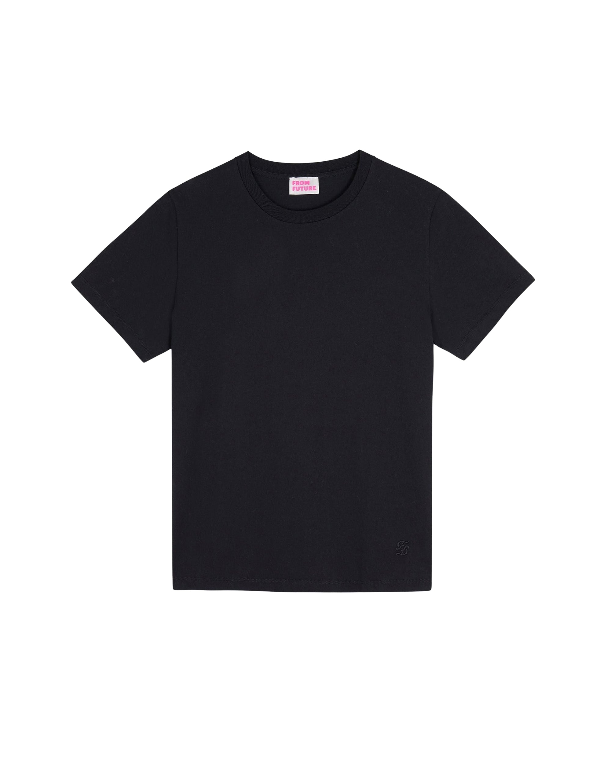 T-shirt à col rond - Noir