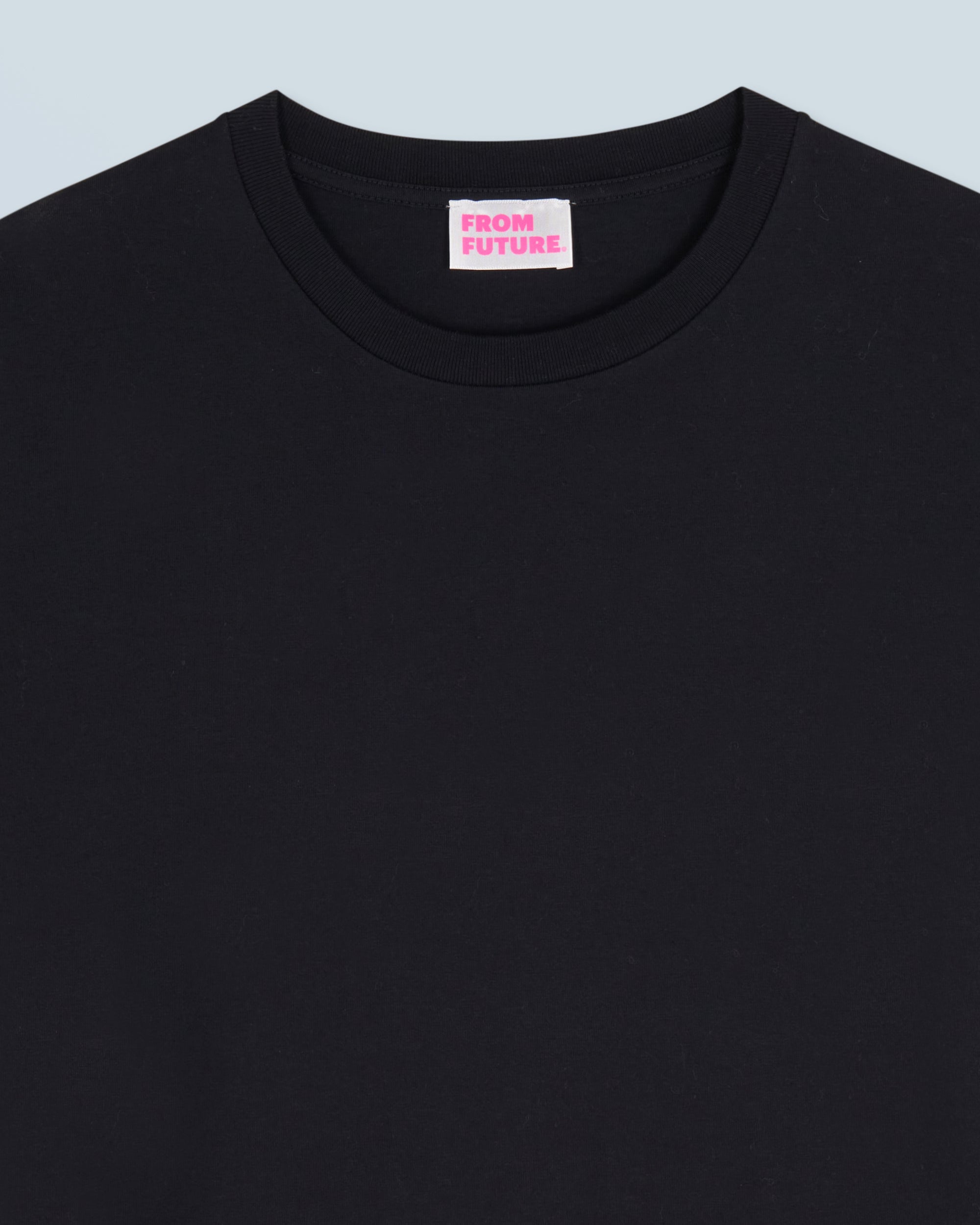 T-shirt à col rond - Noir