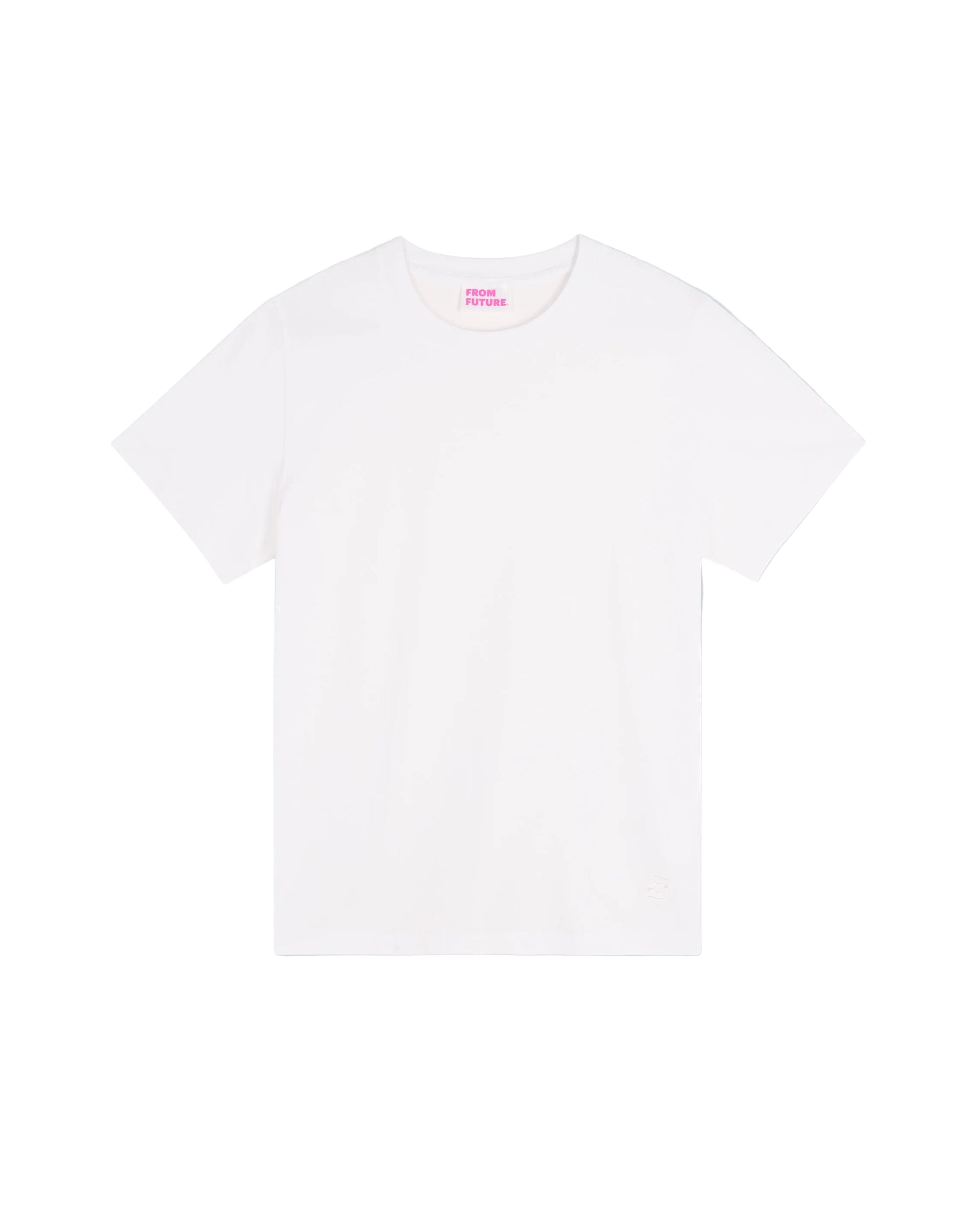 T-shirt à col rond - Blanc