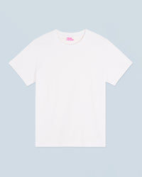 BLANC / NEW / QTY : 13 / T-shirt Col Rond Manches Courtes - Blanc