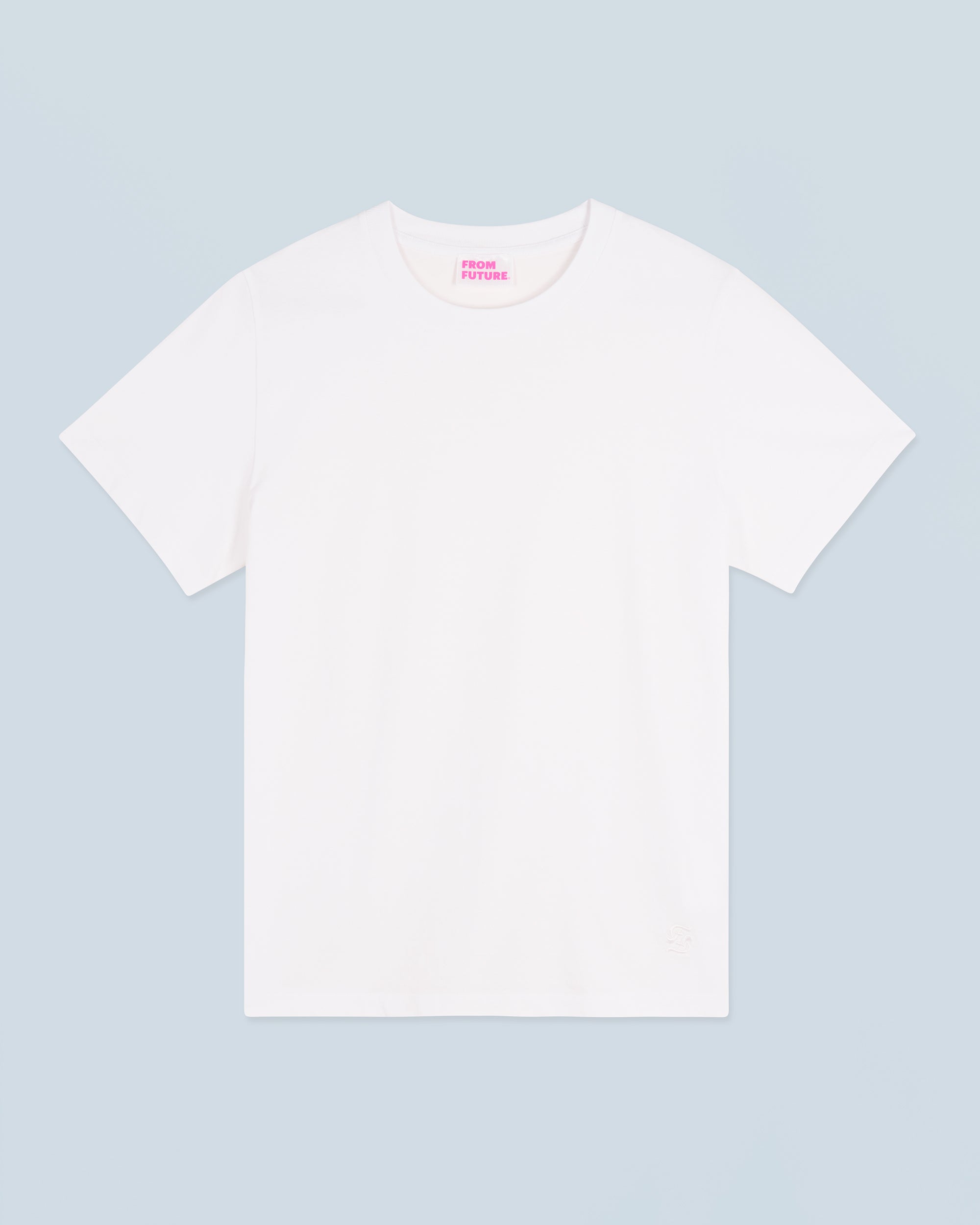 BLANC / NEW / QTY : 13 / T-shirt Col Rond Manches Courtes - Blanc