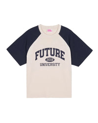 T-shirt à col rond Future - Sable