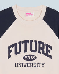 T-shirt à col rond Future - Sable