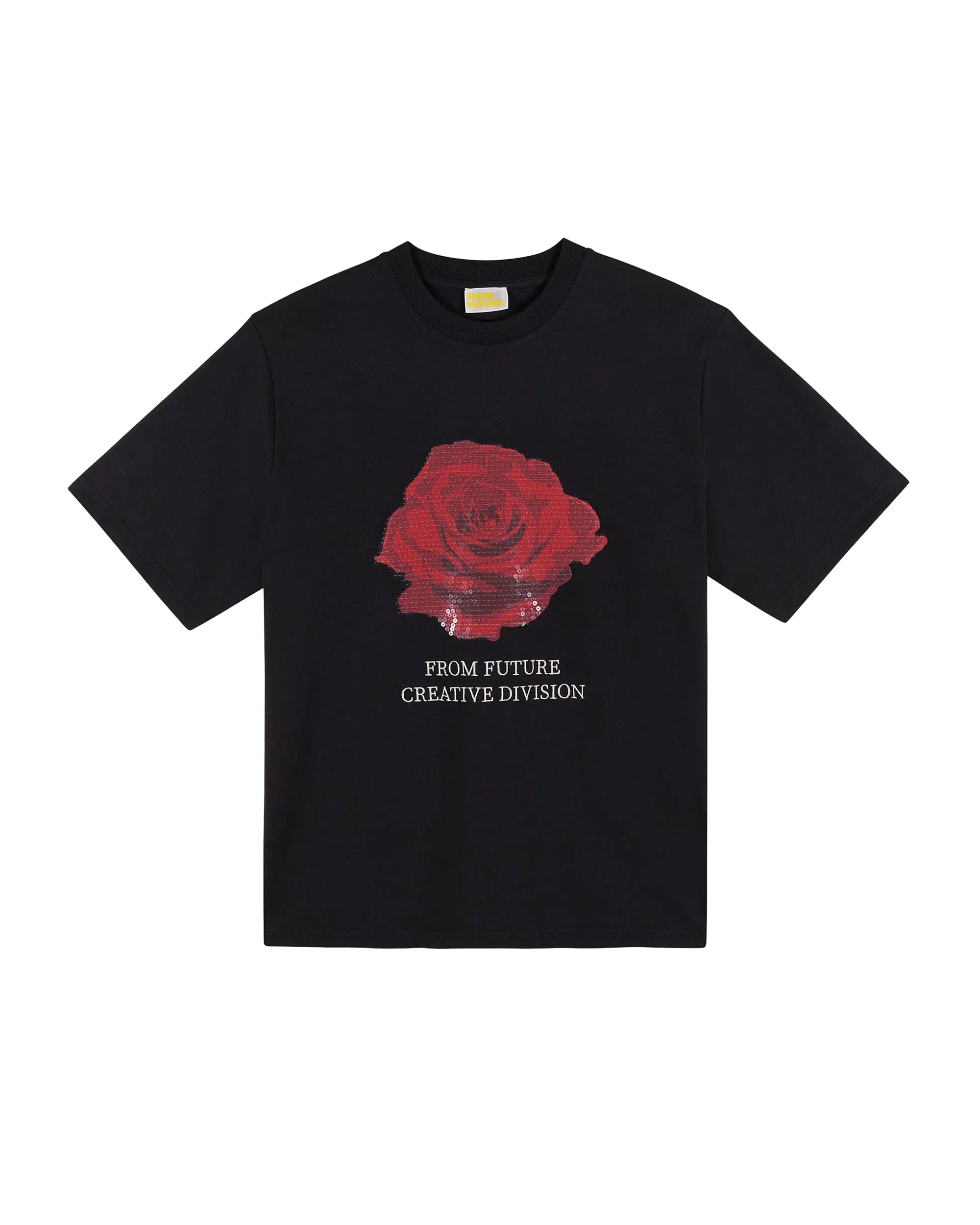 T-shirt à col rond - Noir