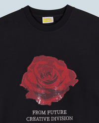T-shirt à col rond - Noir