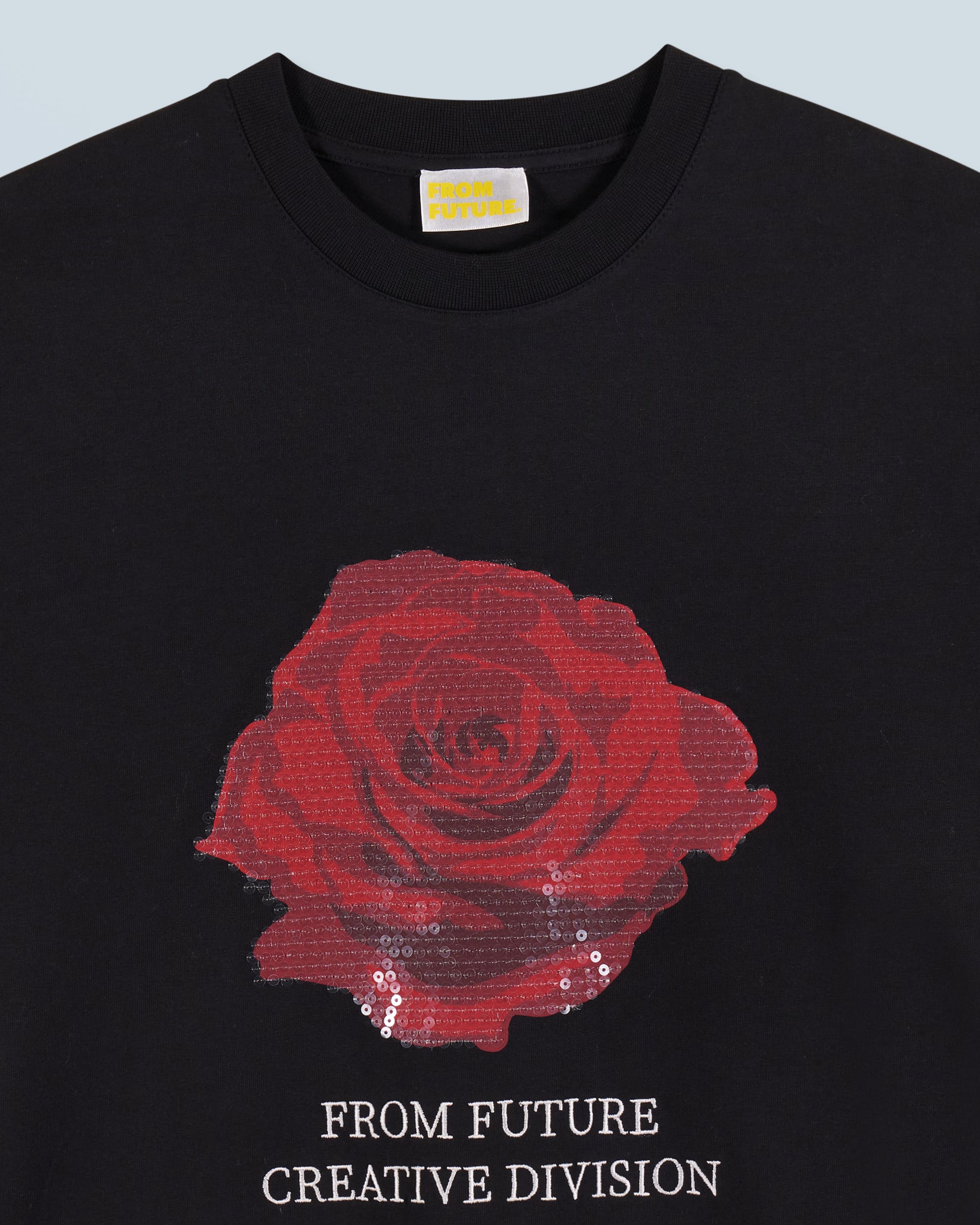 T-shirt à col rond - Noir
