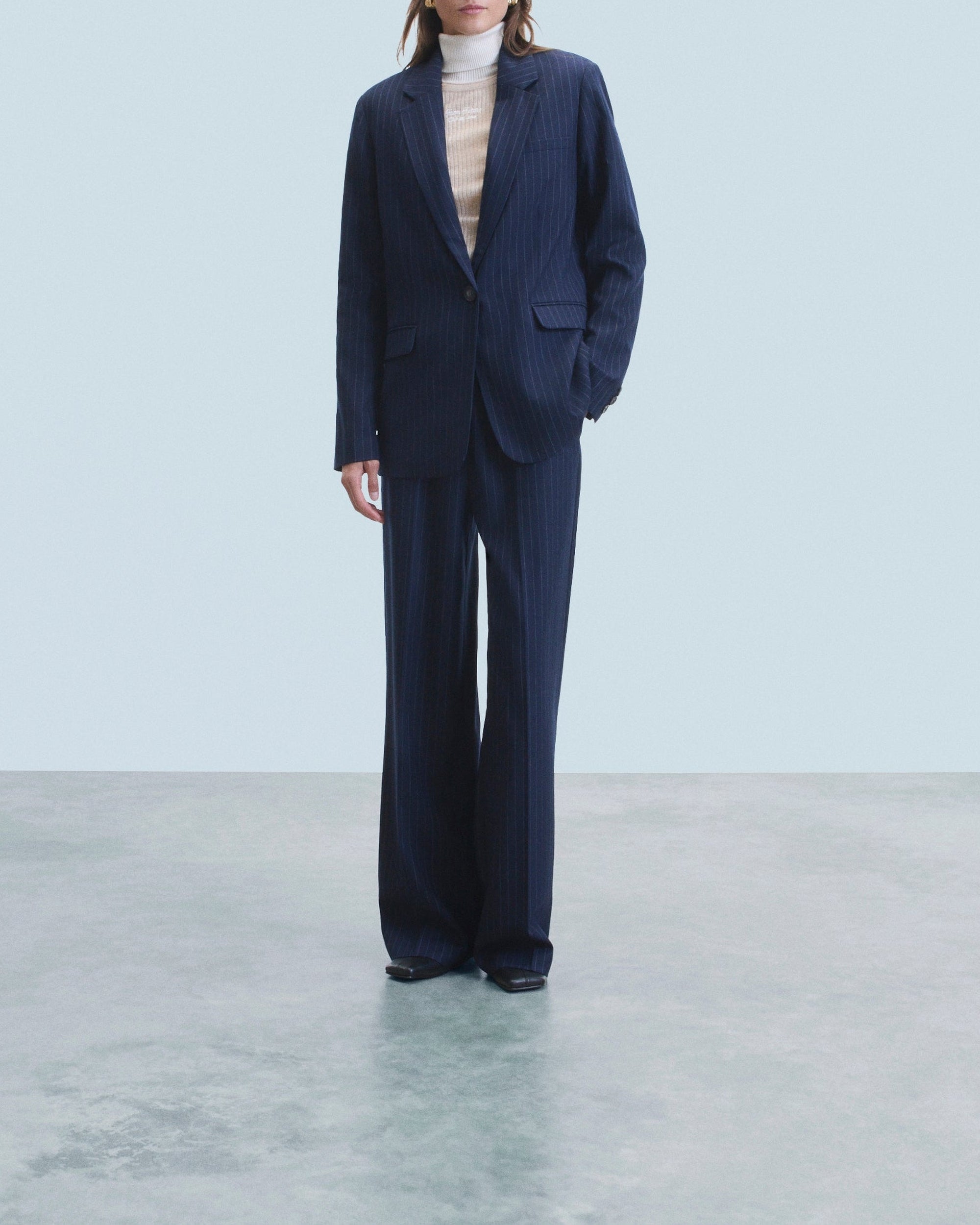 Veste blazer tailoring en laine - Navy
