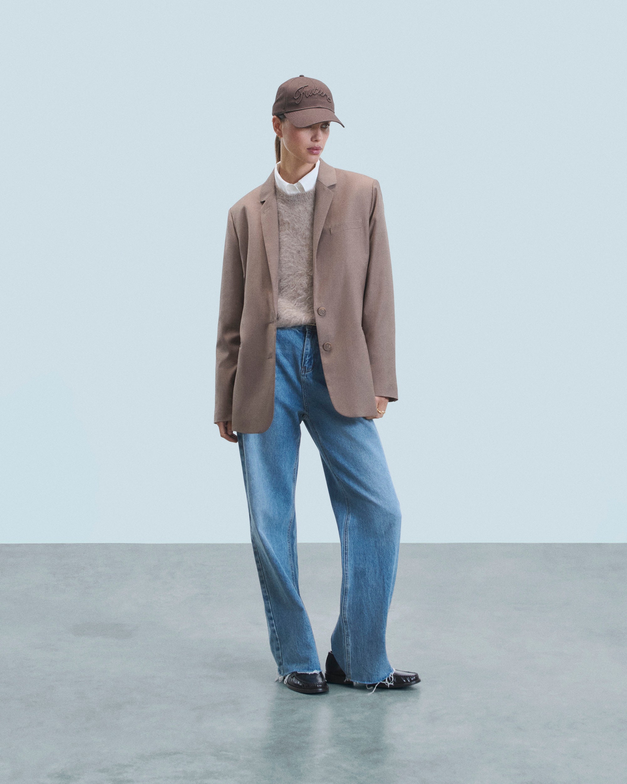 TAUPE / NEW / QTY : 160 / Veste Blazer Tailoring - Taupe