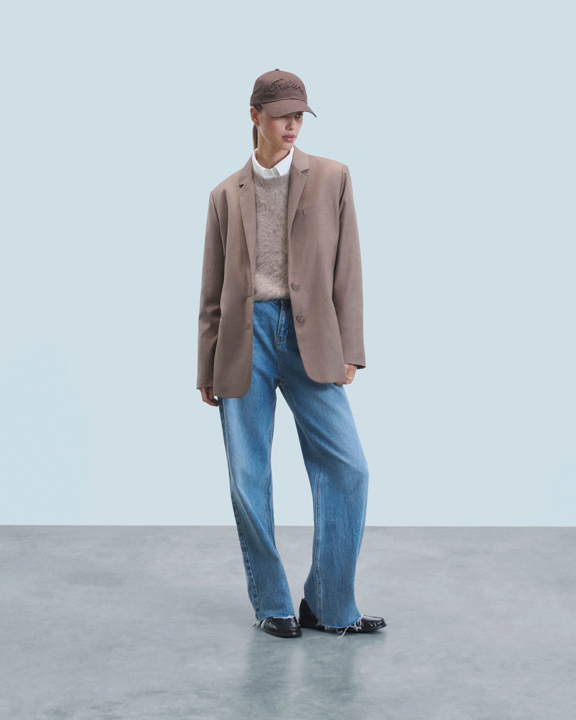 TAUPE / NEW / QTY : 160 / Veste Blazer Tailoring - Taupe