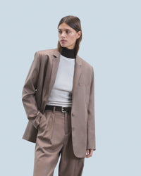 TAUPE / NEW / QTY : 160 / Veste Blazer Tailoring - Taupe