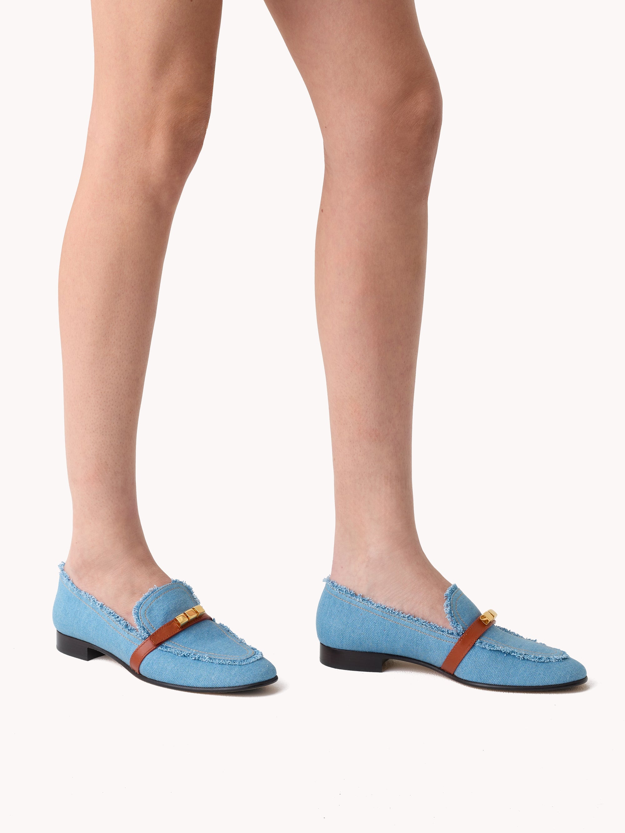 2qty NEW / Mocassins Capri en denim - Denim