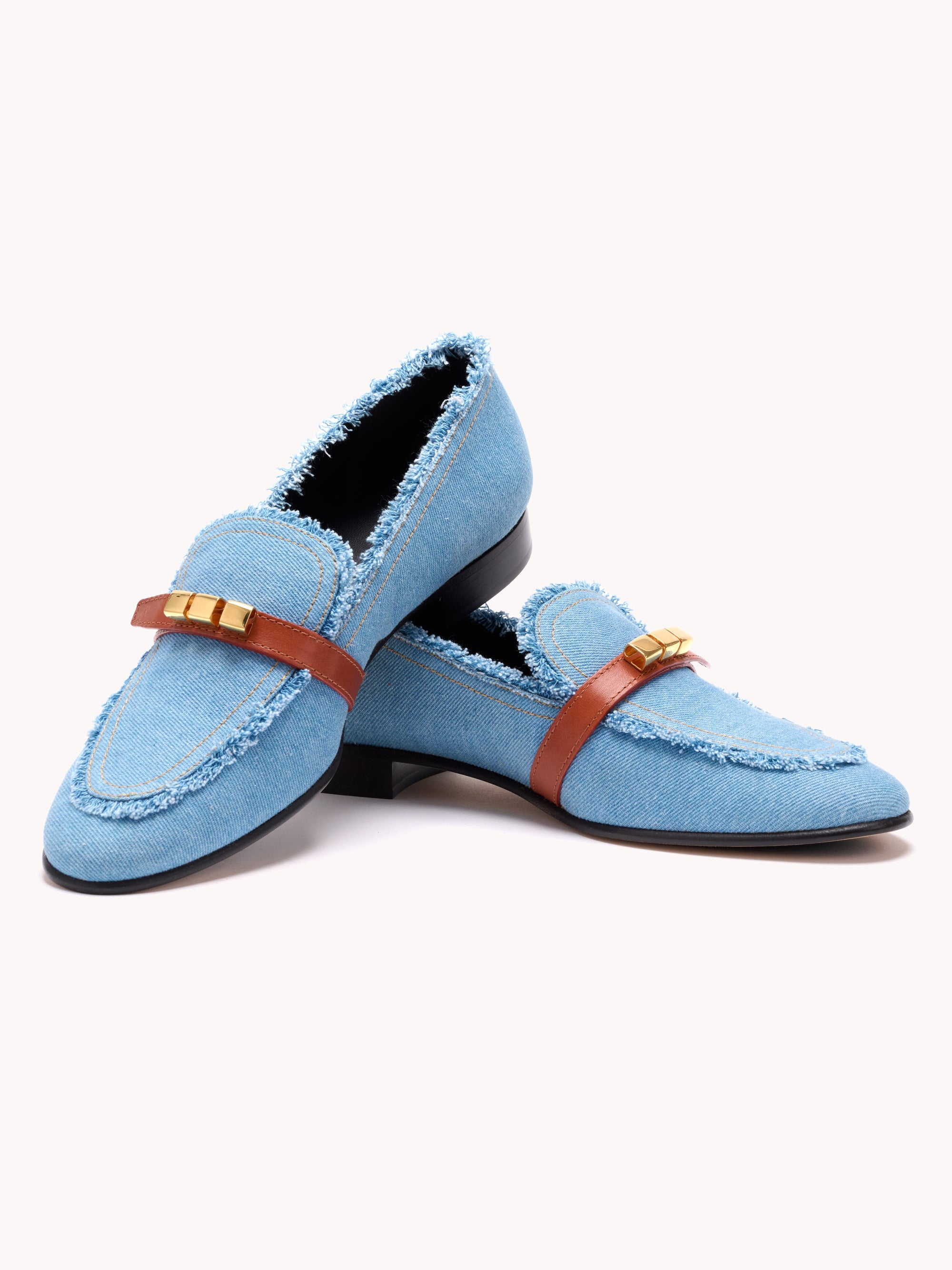 2qty NEW / Mocassins Capri en denim - Denim