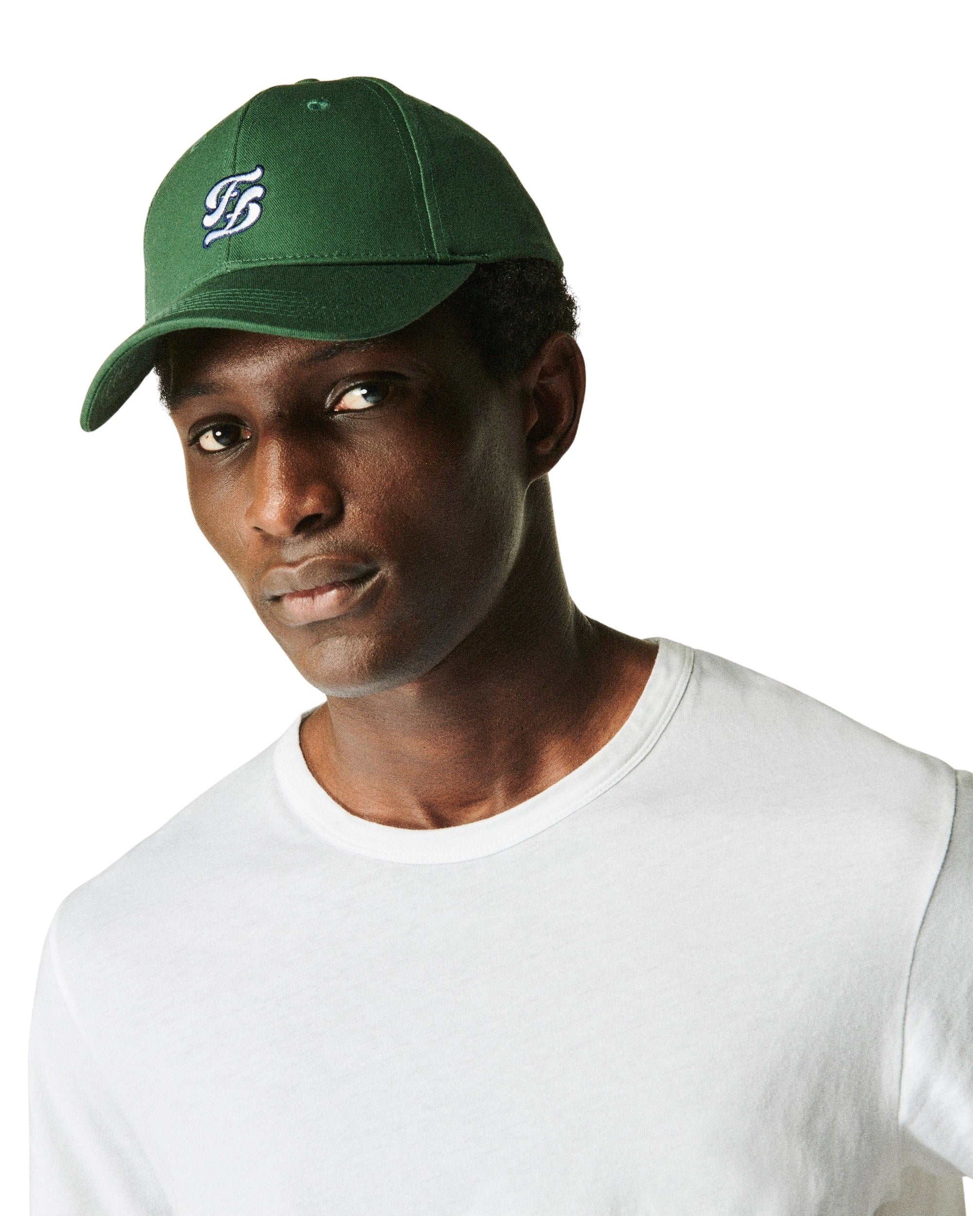 Y. ONLY PORTE / KAKI / DJV / QTY : 14 / Casquette à Visière Courbée Double F - Kaki