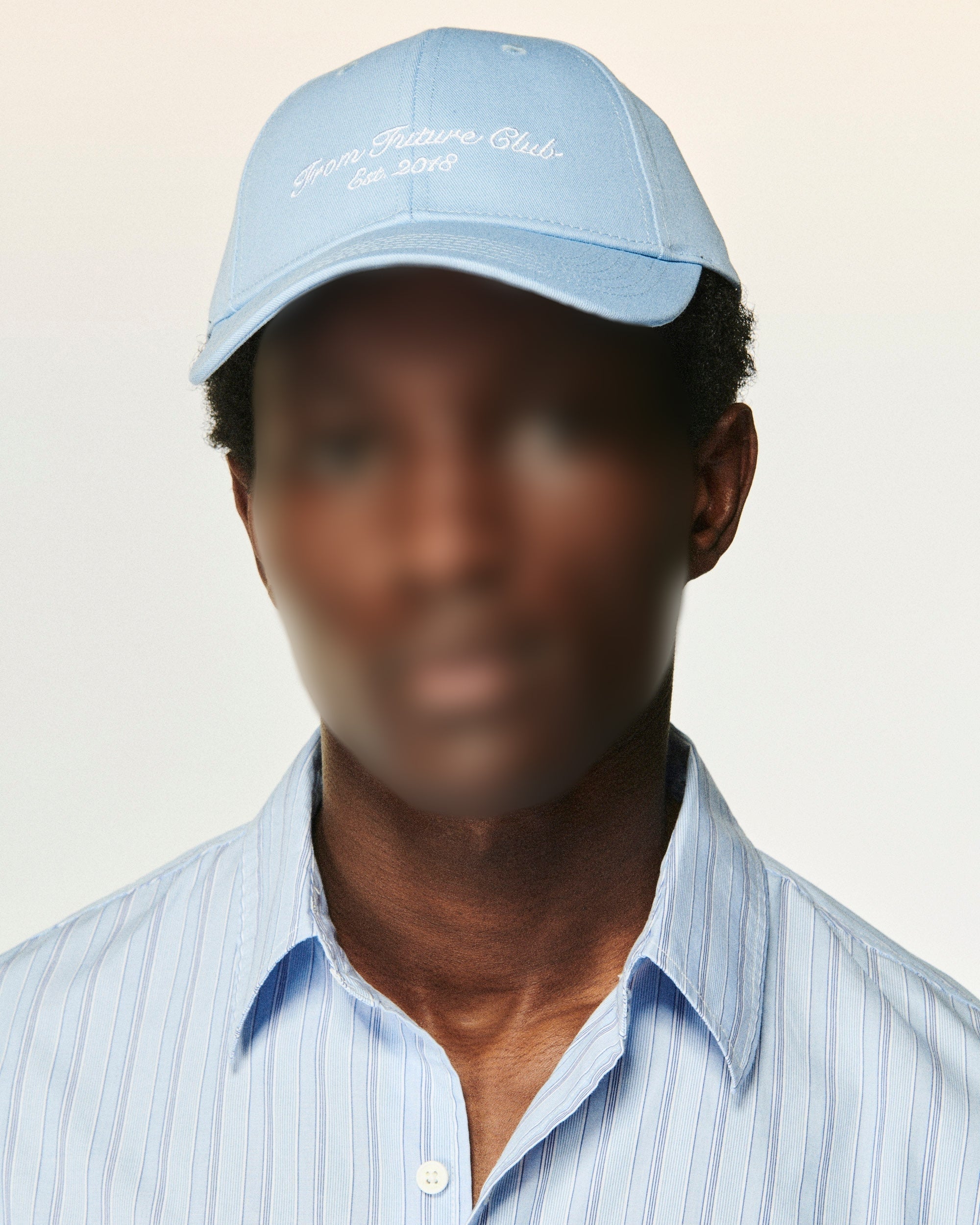 Casquette à visière courbée Club - Baby Blue