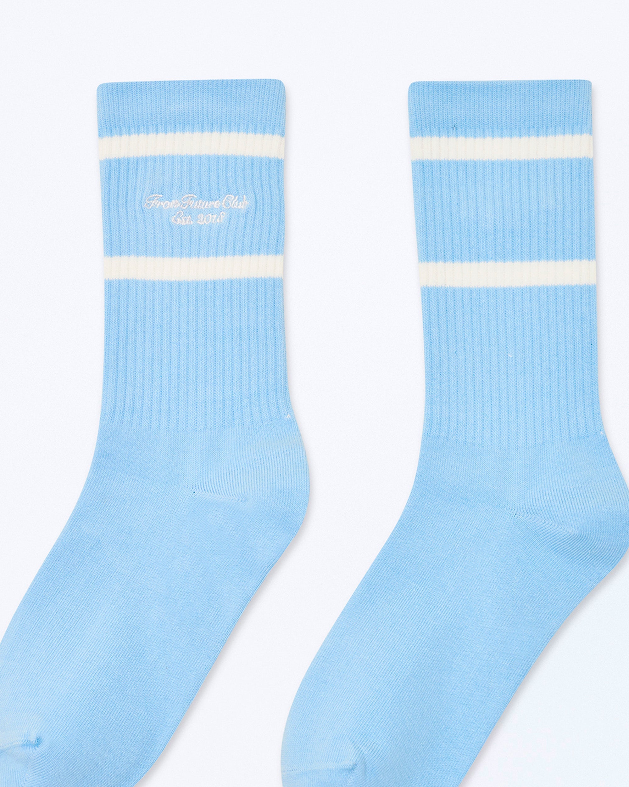 Chaussettes mi-hautes Club - Baby Blue