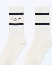 Chaussettes mi-hautes Club - Ecru