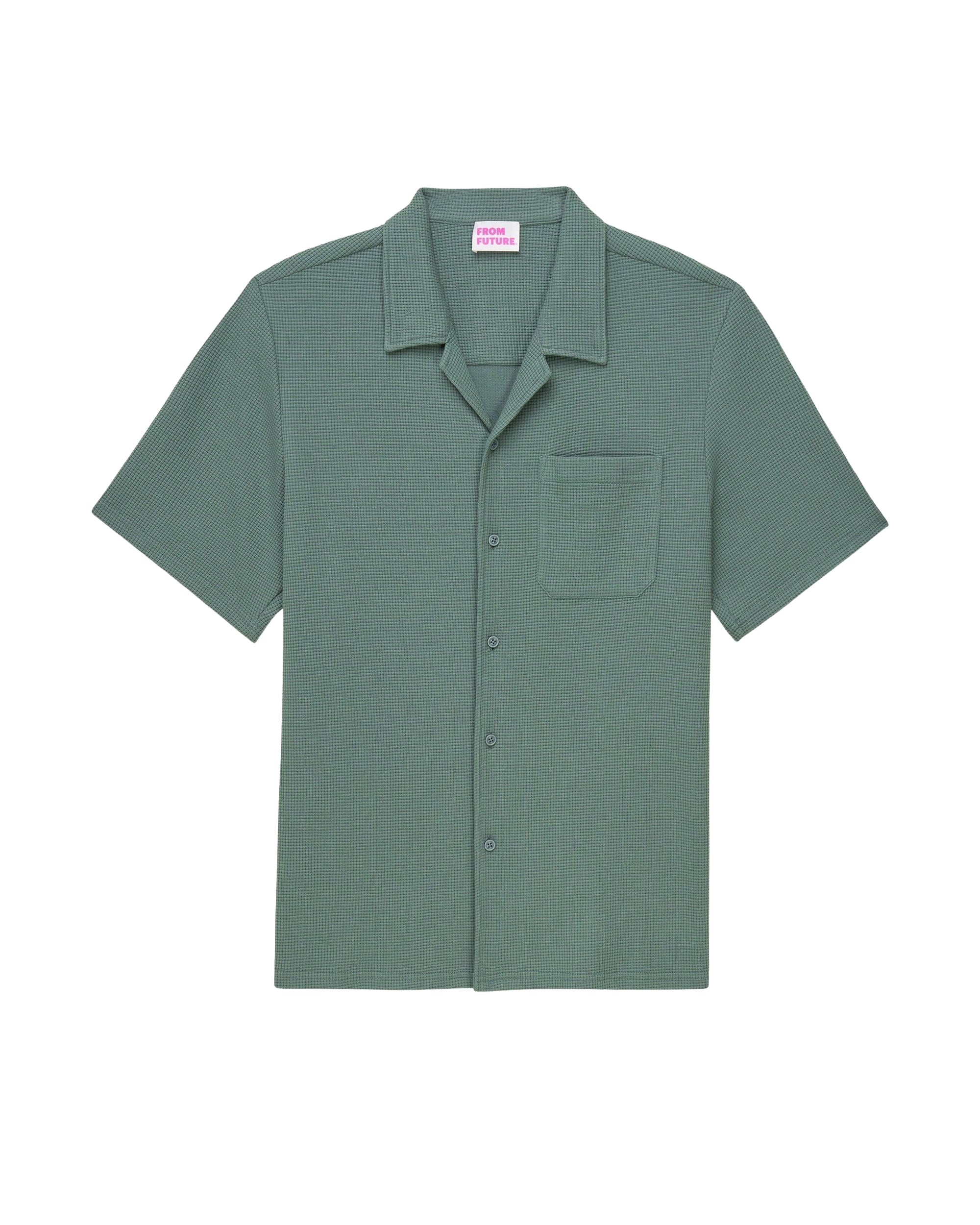 Chemise à manches courtes - Washed Green