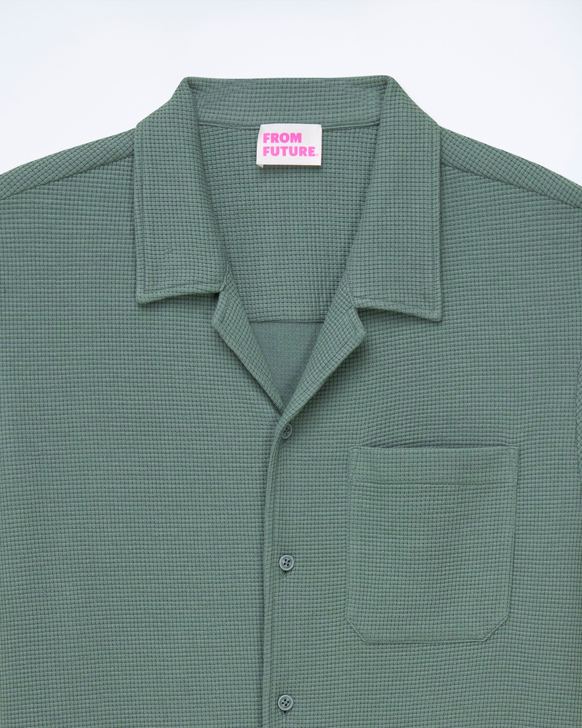 Chemise à manches courtes - Washed Green
