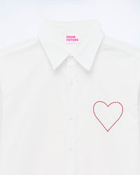 BLANC / NEW / QTY : 7 / Chemise Manches Longues Popeline - Blanc