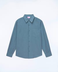 BLUE JEAN / NEW / QTY : 58 / Chemise Manches Longues Popeline - Blue Jean