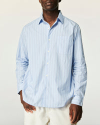 Chemise à manches longues - Multi Rayure Blue