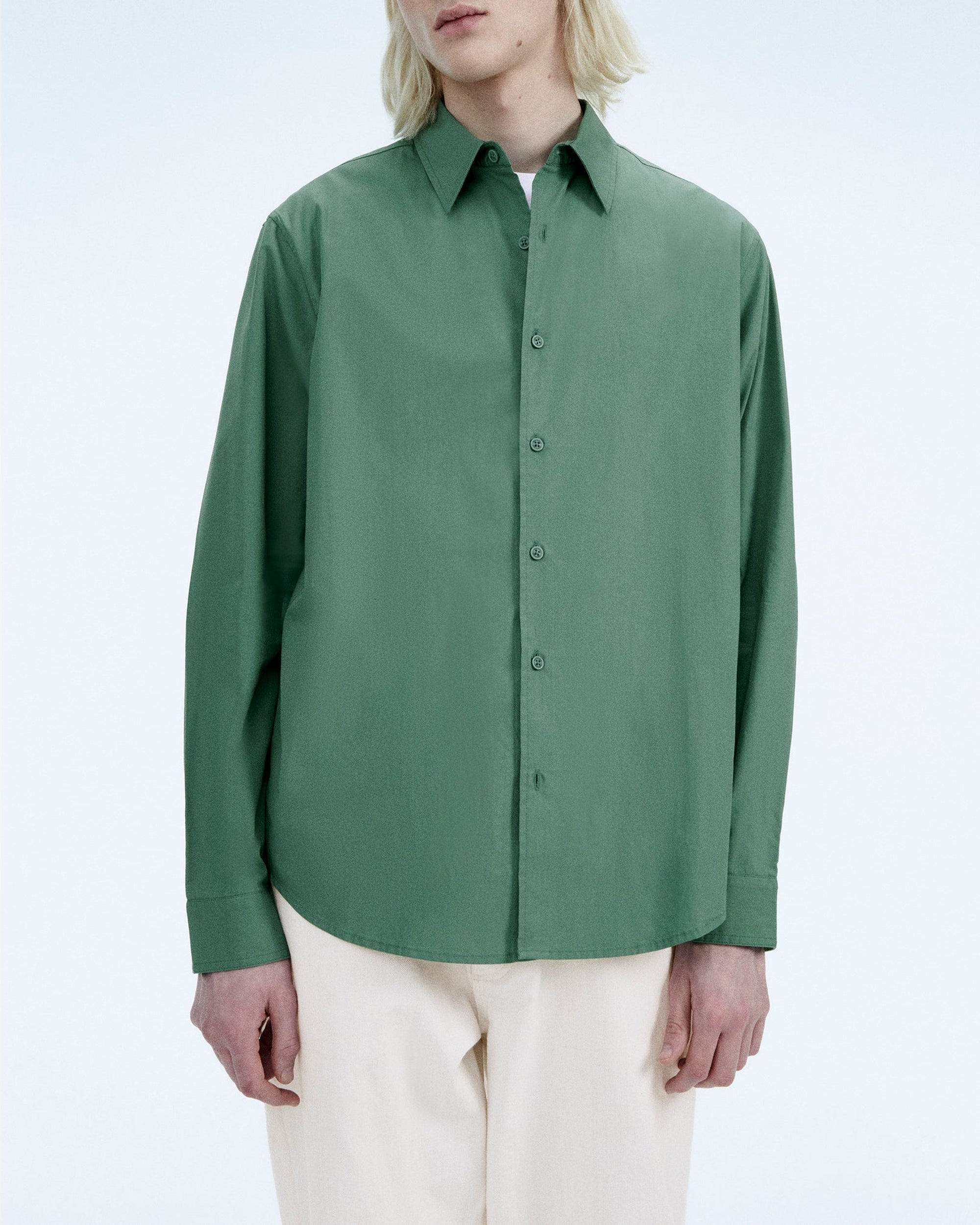 Chemise à manches longues - Washed Green