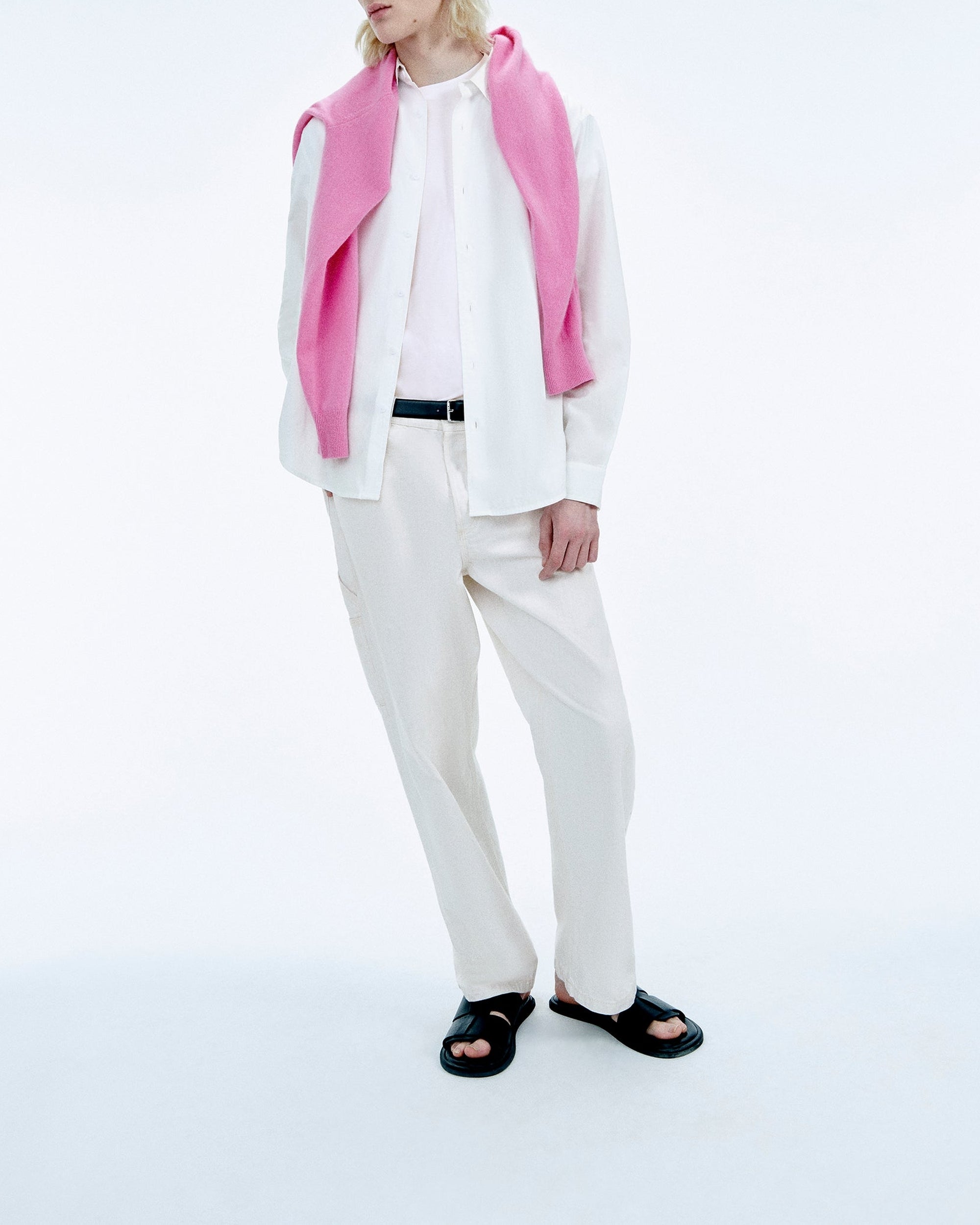Long-sleeved shirt - White