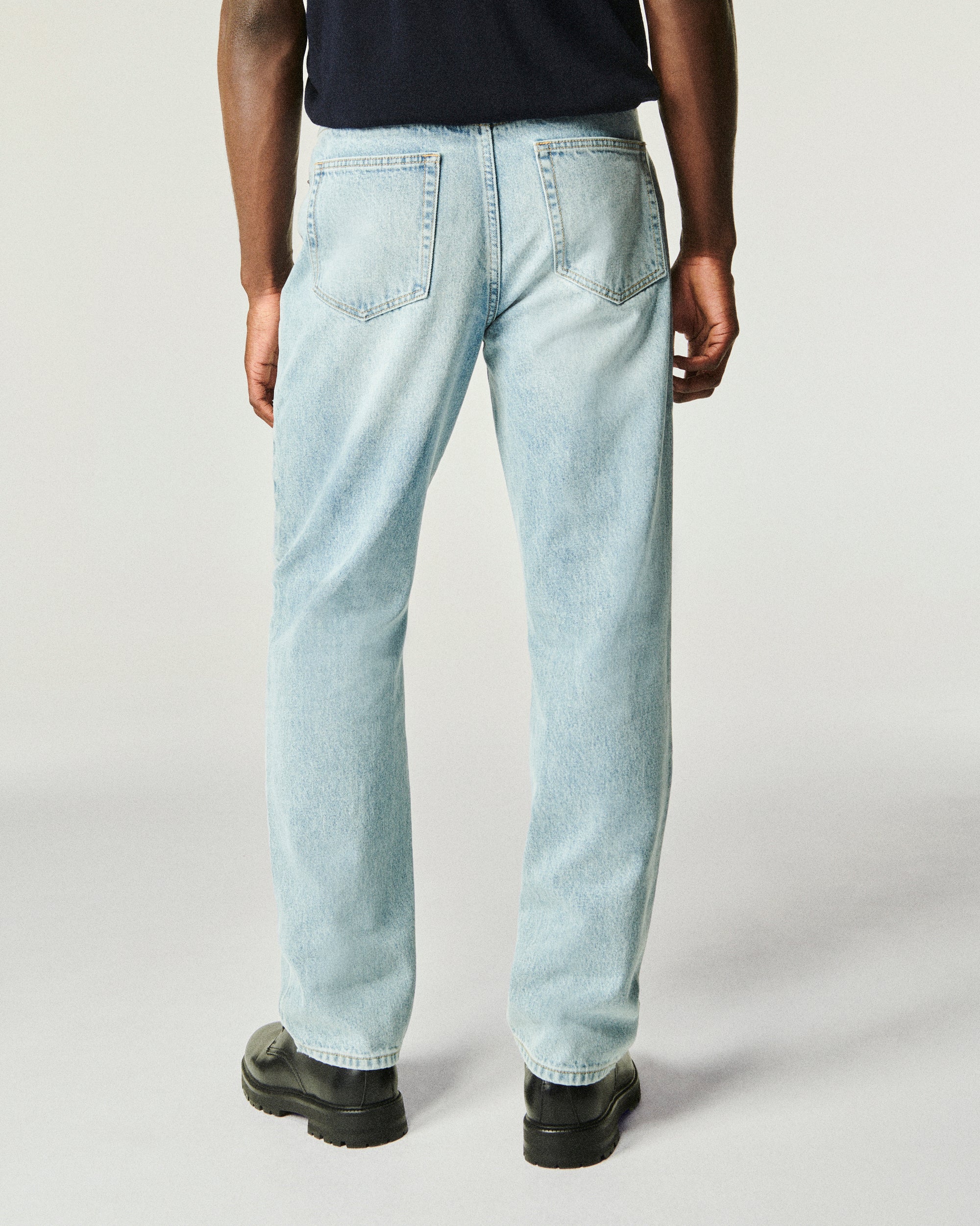Pantalon baggy Josh en denim - Bleu Clair