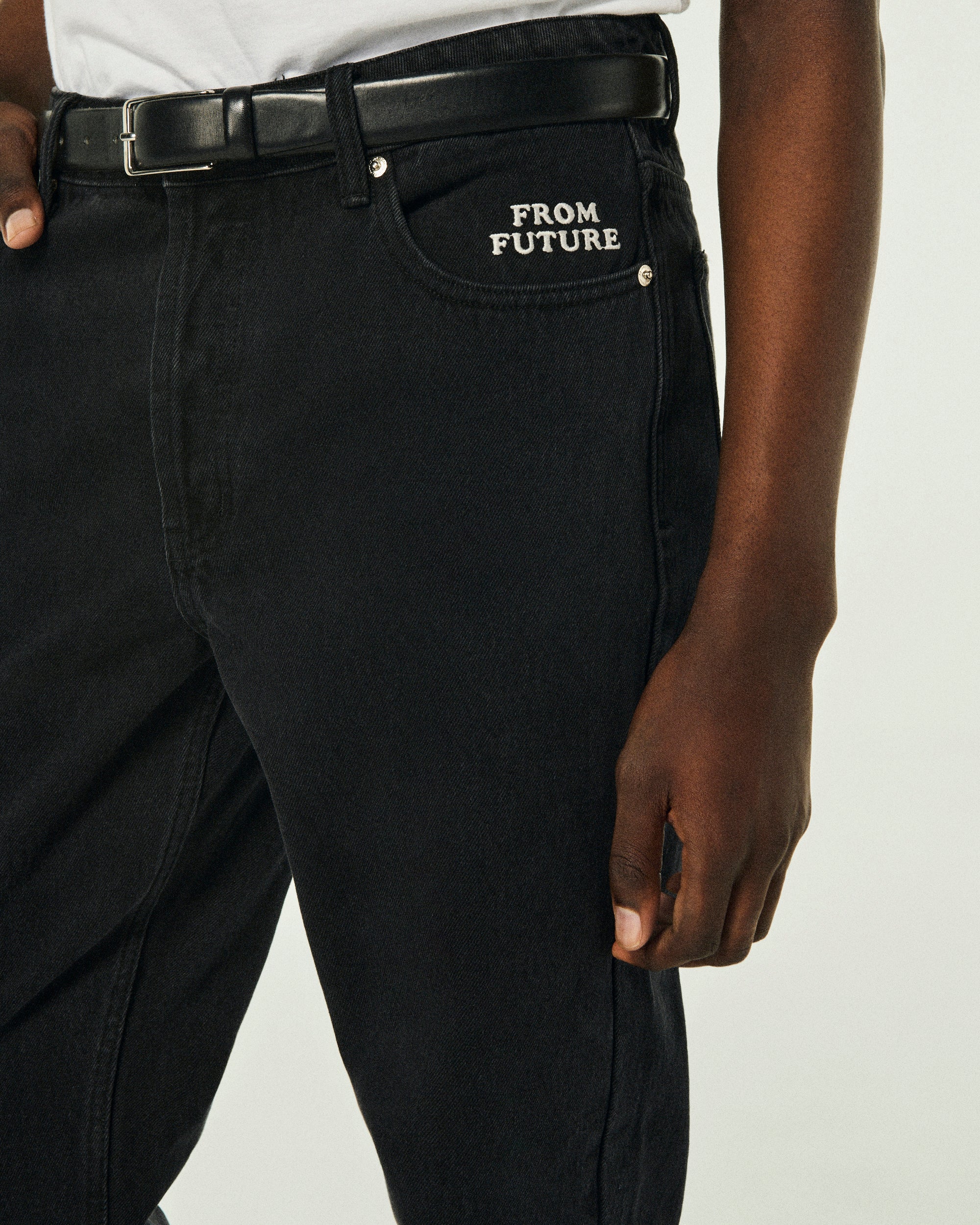 Pantalon Jackson en denim - Washed Black