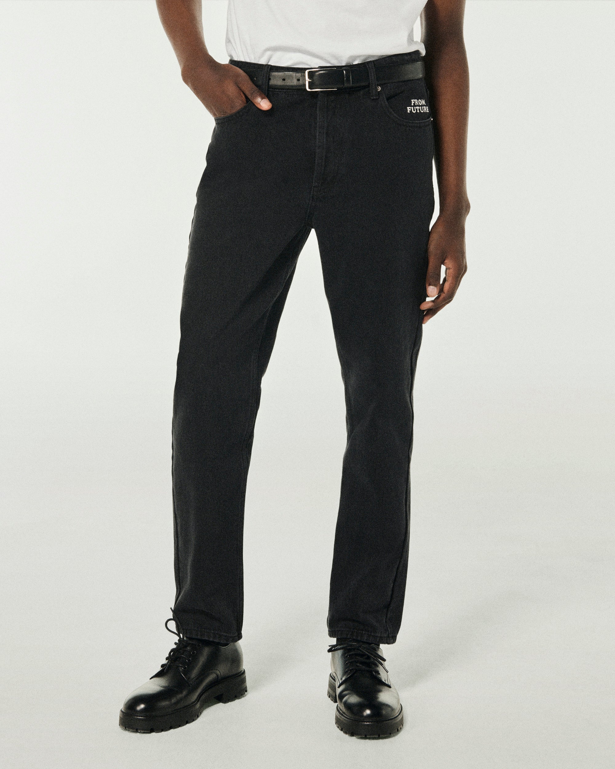 Pantalon Jackson en denim - Washed Black