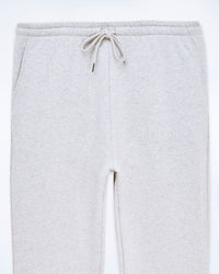 Pantalon de jogging droit à poches - Gris Chiné Clair