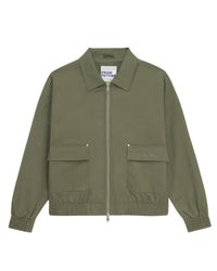 Veste à col chemise - Kaki