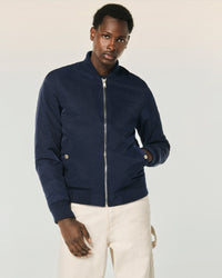 Outerwear Bomber   - Navy