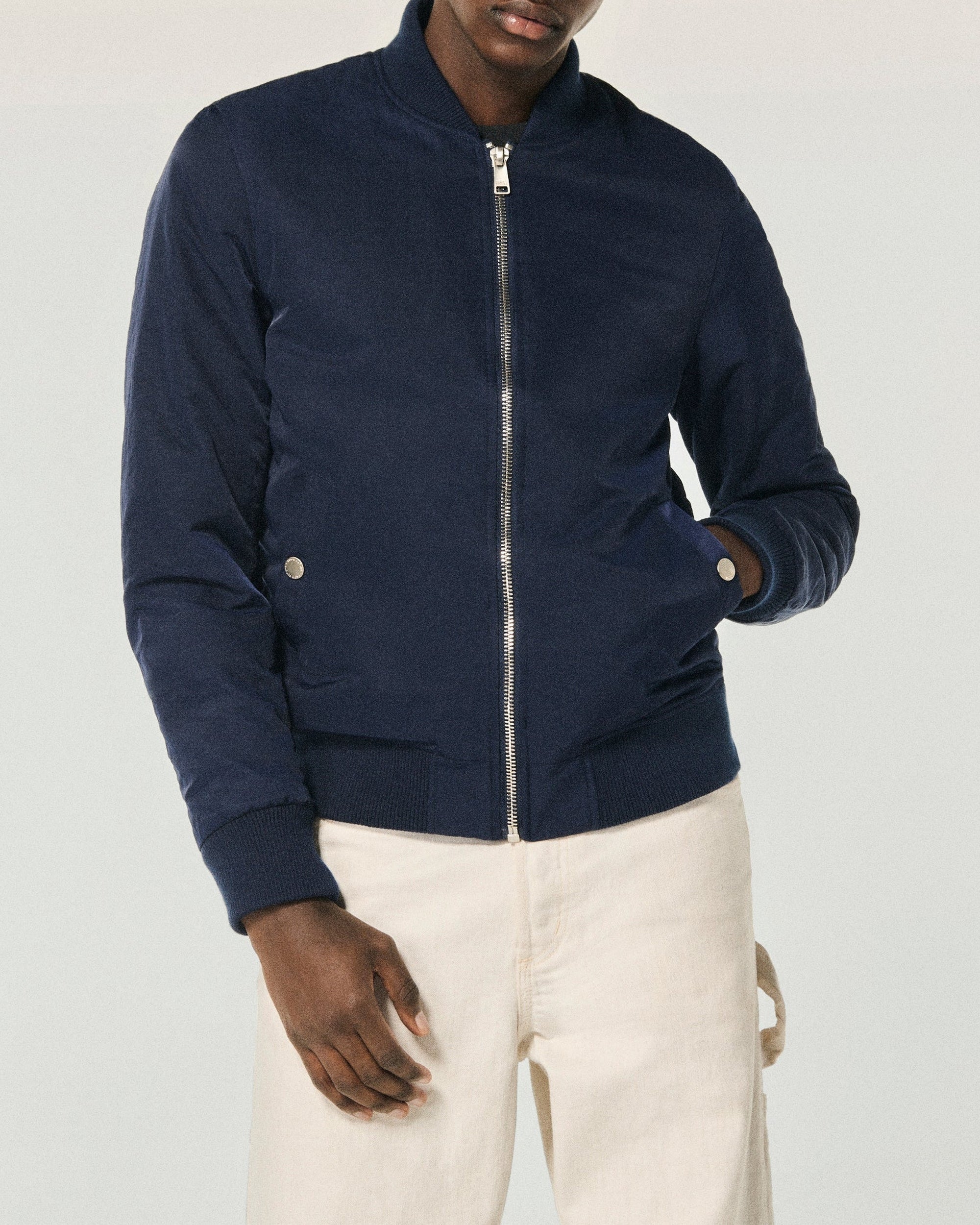 Veste bomber College - Navy