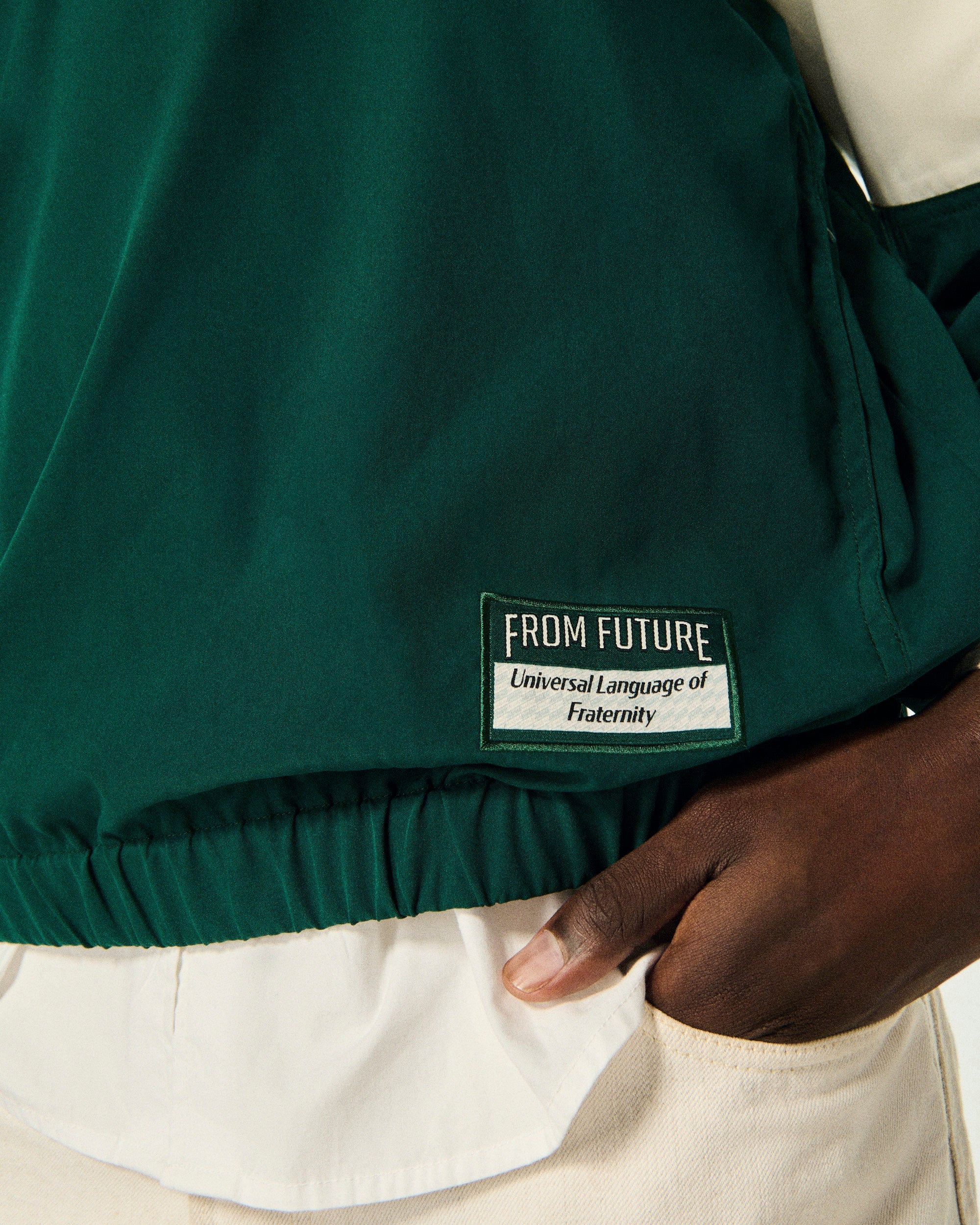 Veste à col zippé et manches longues - Soccer Green