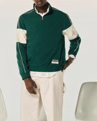 Veste à col zippé et manches longues - Soccer Green