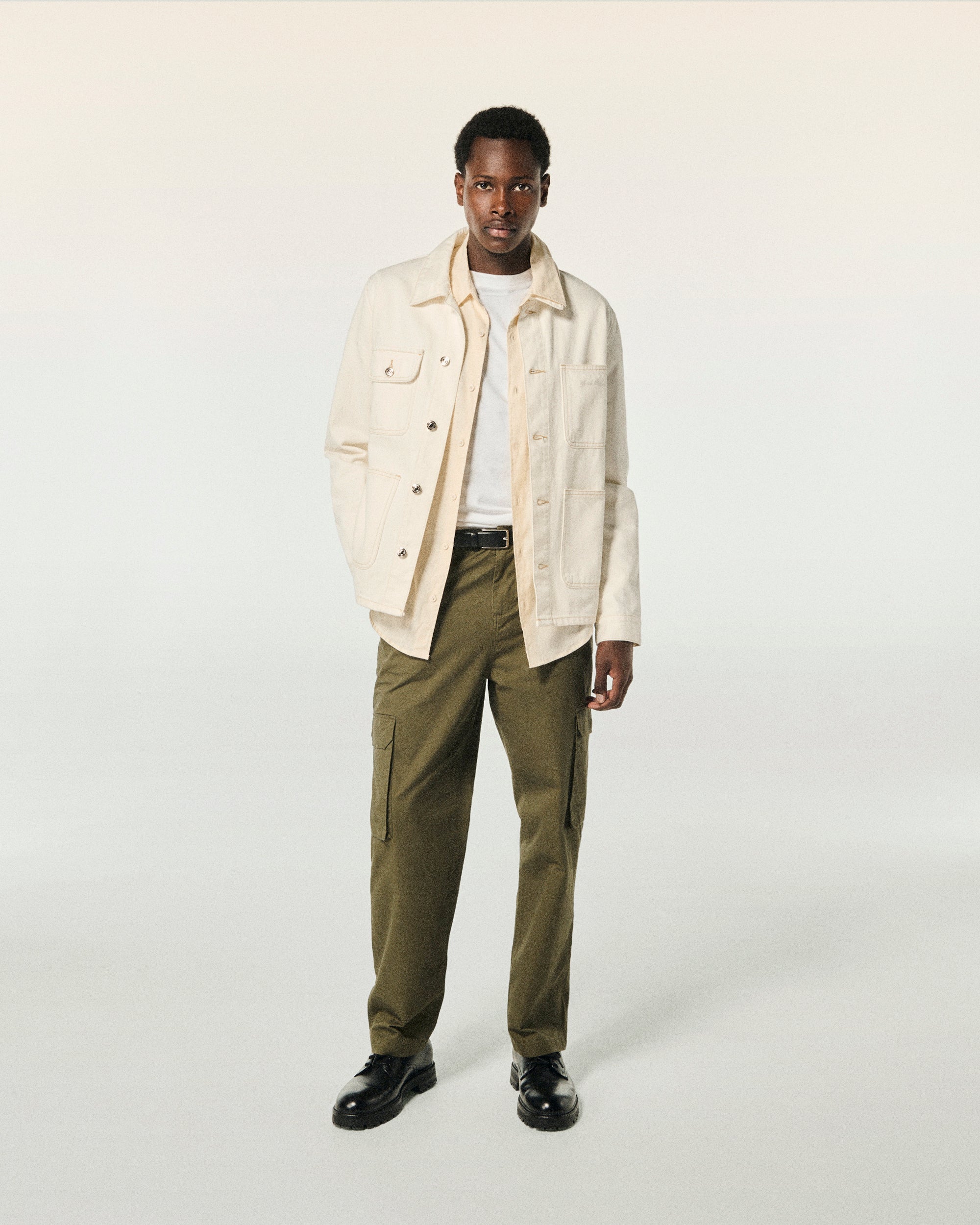 Pantalon Cargo   - Kaki