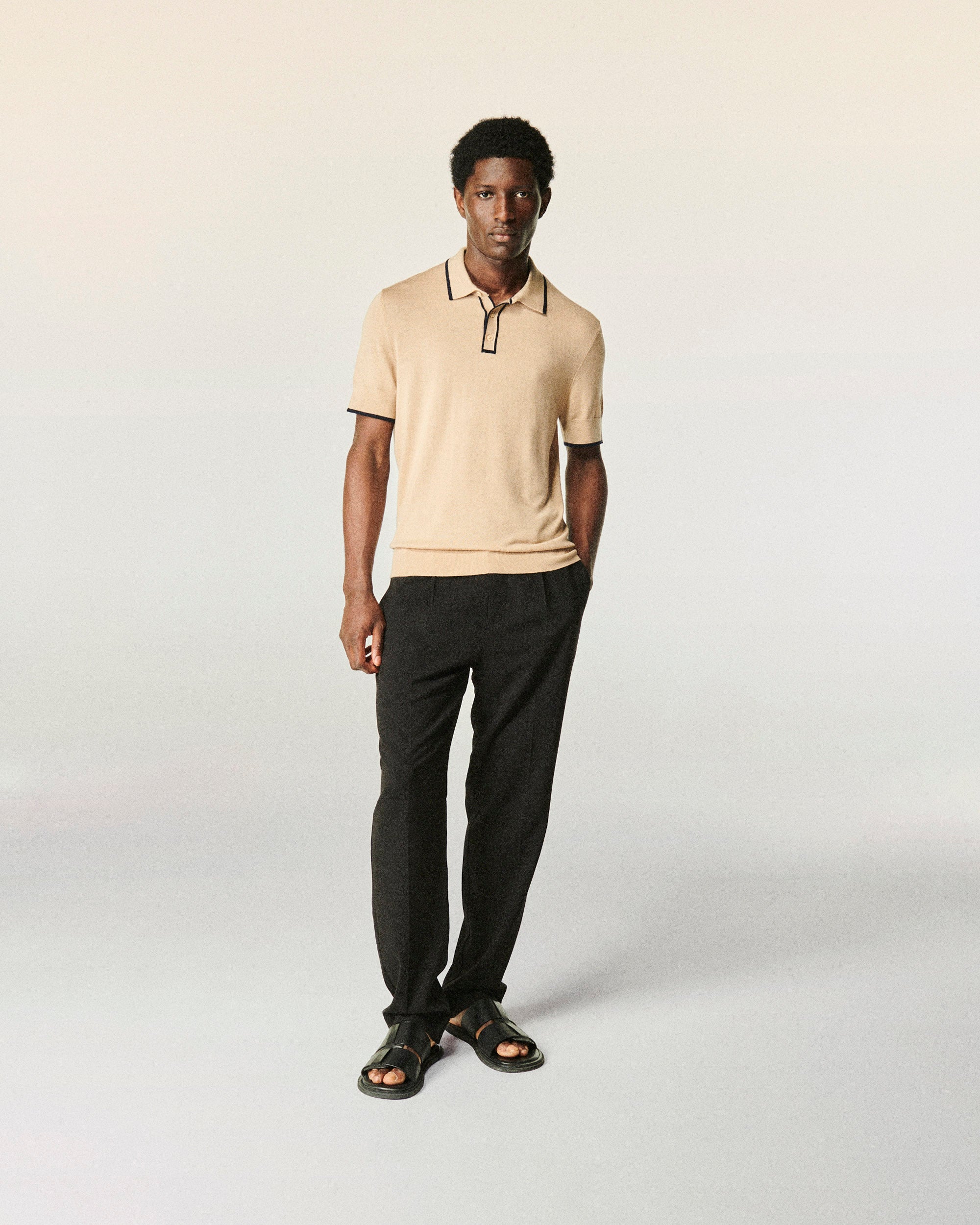 NOIR / NEW / QTY : 62 / Pantalon Droit Tailoring - Noir