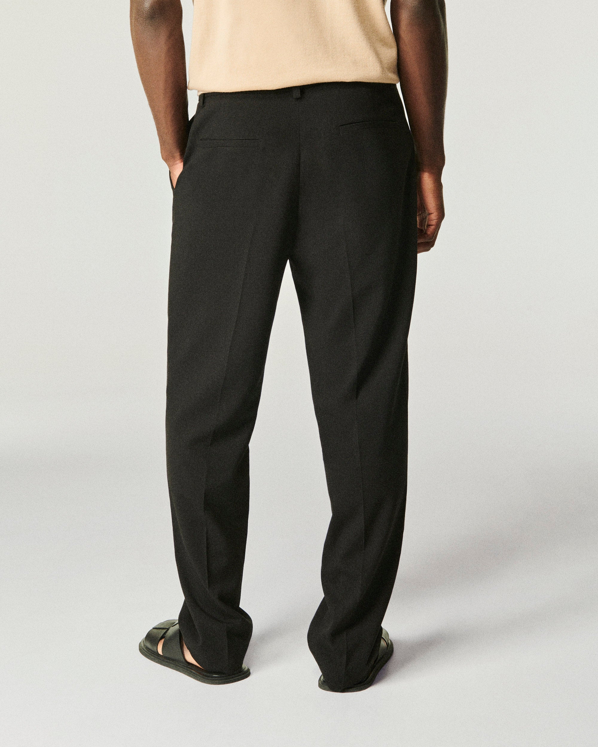NOIR / NEW / QTY : 62 / Pantalon Droit Tailoring - Noir