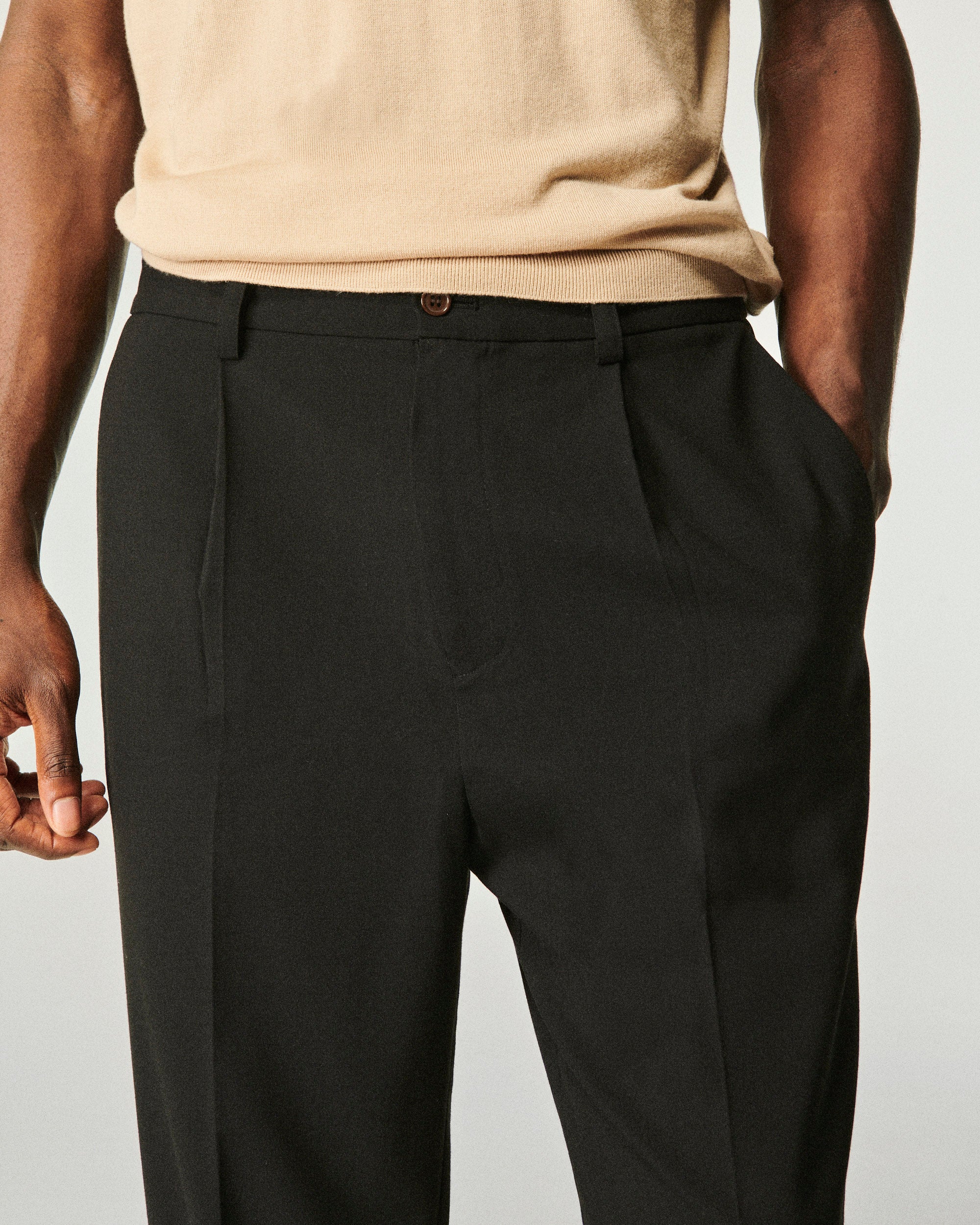 NOIR / NEW / QTY : 62 / Pantalon Droit Tailoring - Noir