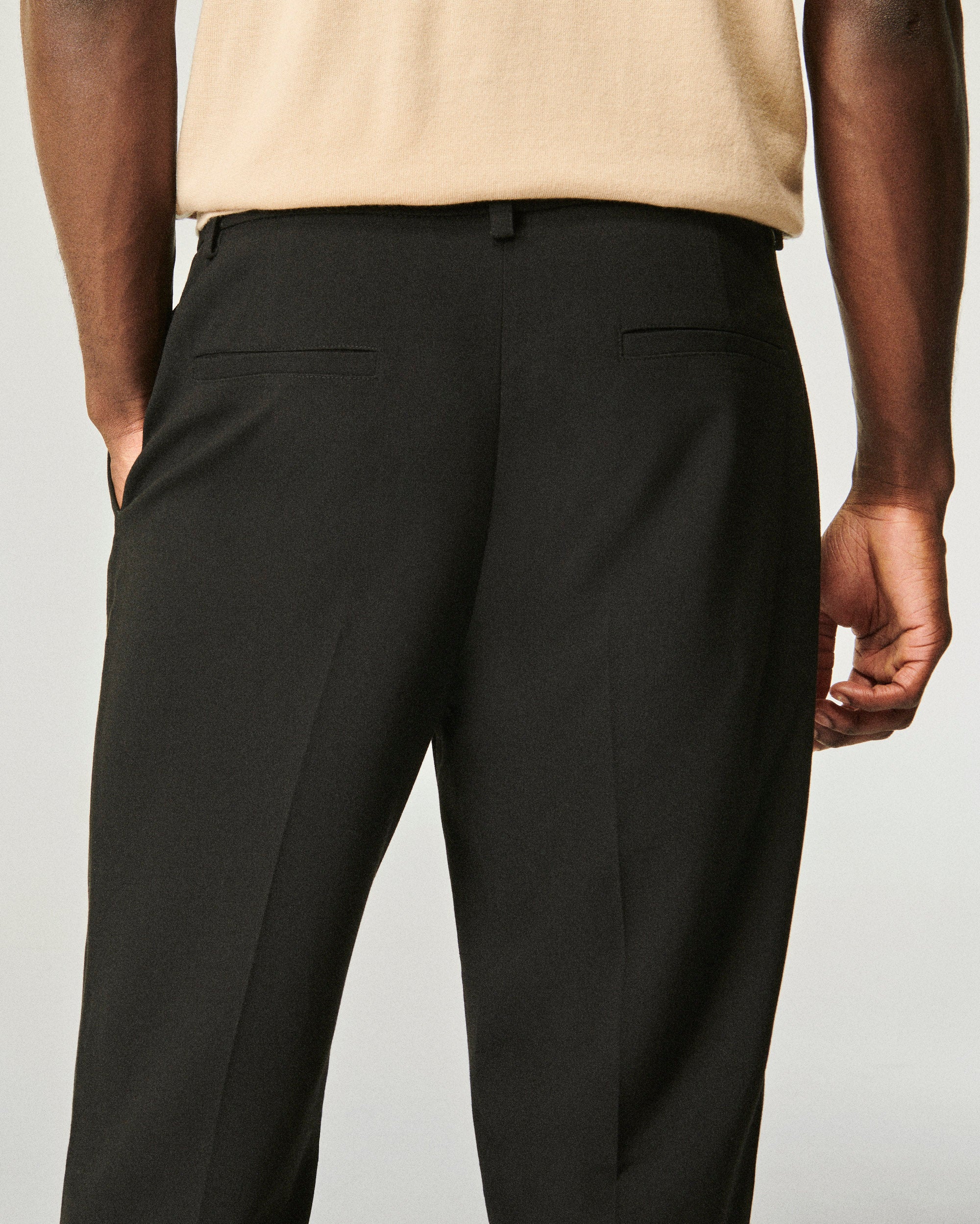 Pantalon droit tailoring - Noir
