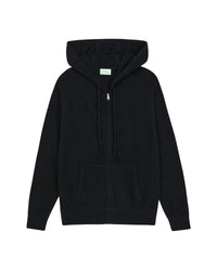 Hoodie en cachemire - Noir
