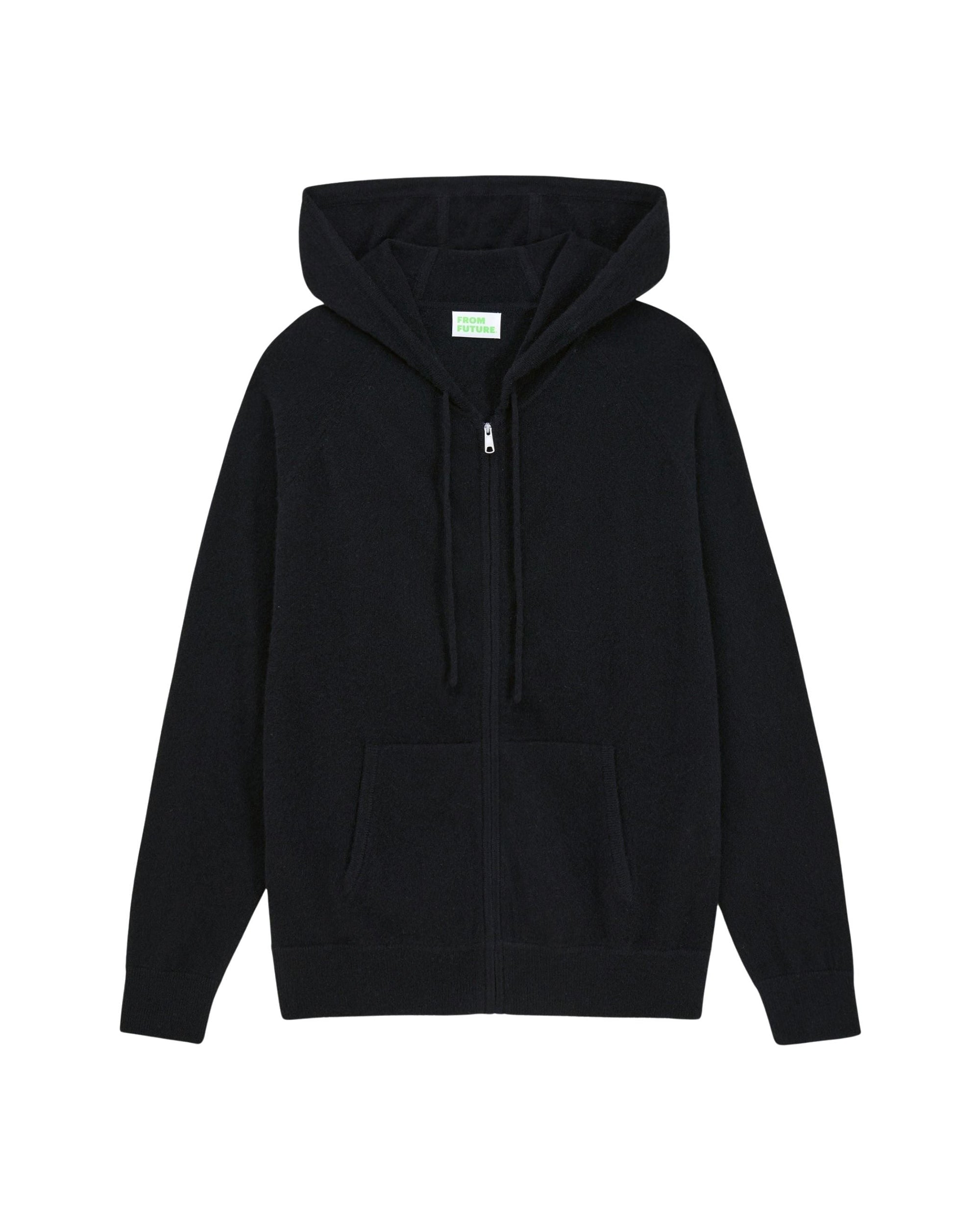 Hoodie en cachemire - Noir