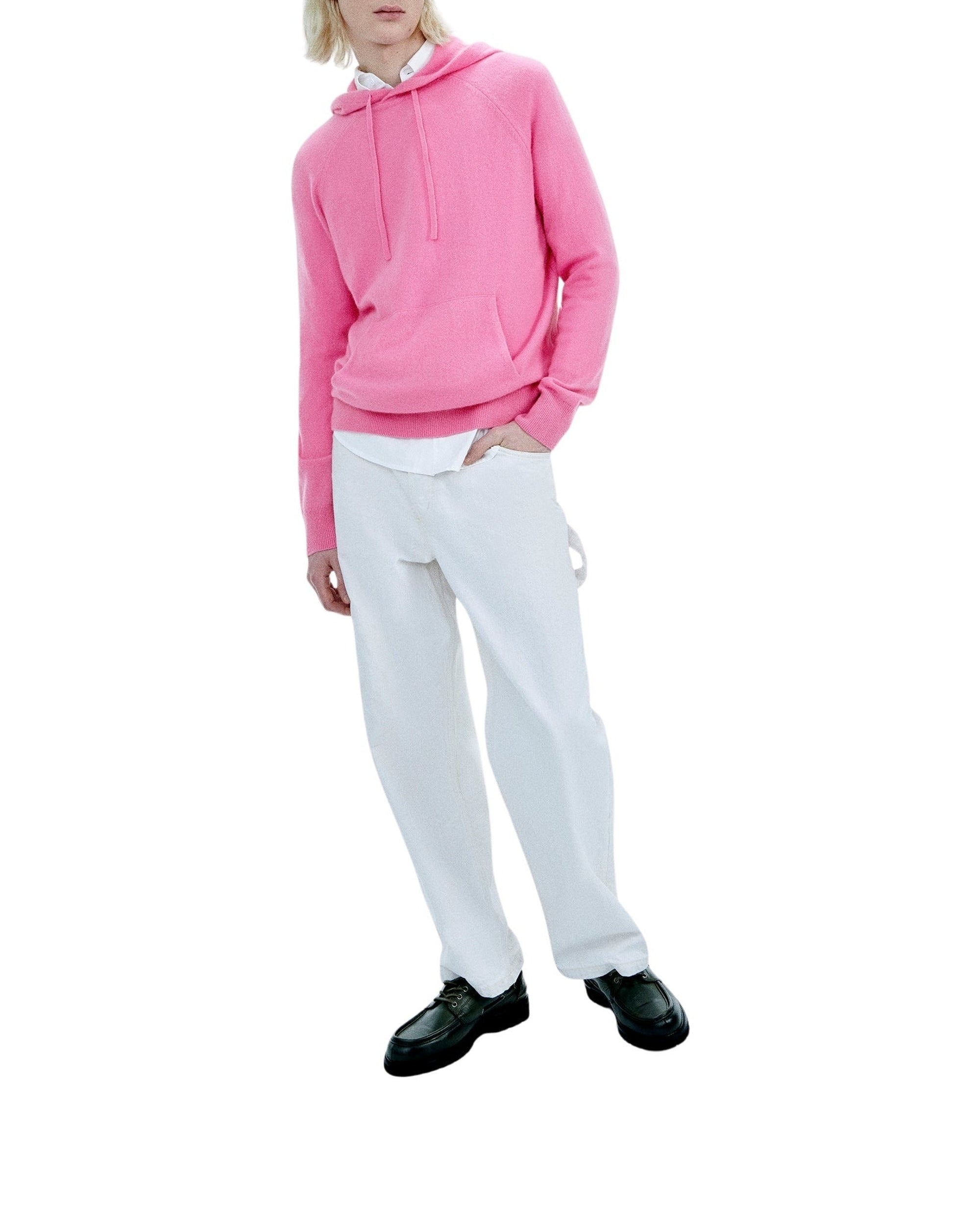 Hoodie oversize en cachemire - Winter Pink