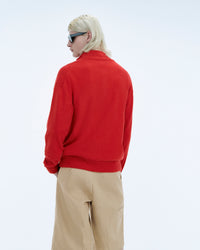 Y. ONLY PORTE / PERFECT RED / NEW / QTY : 3 / Pull Col Camionneur - Perfect Red